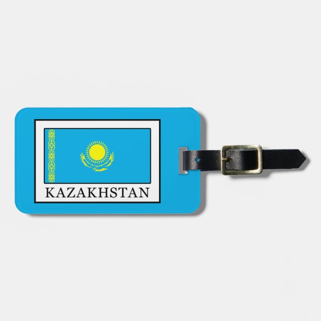 Kazakstan Bagagebricka (Horisontell Framsida)