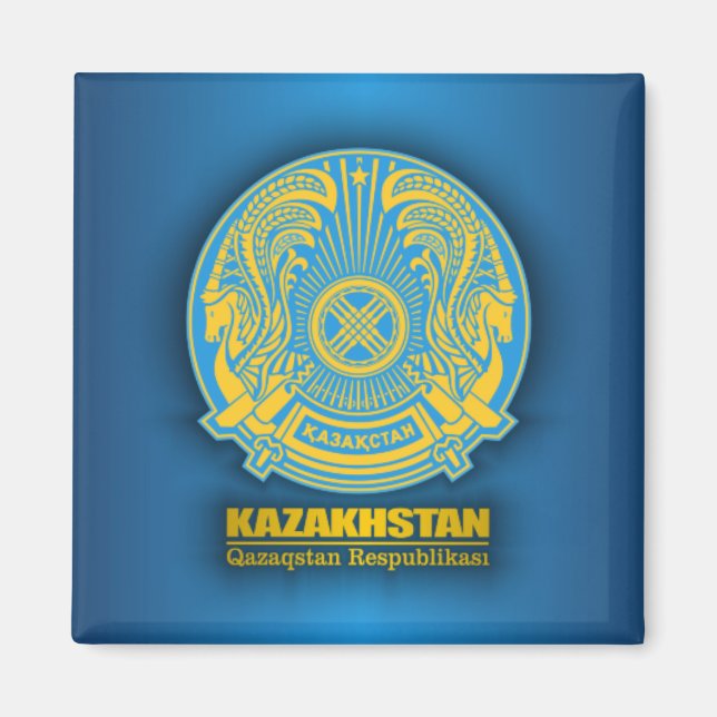 Kazakstan COA Magnet (Framsidan)