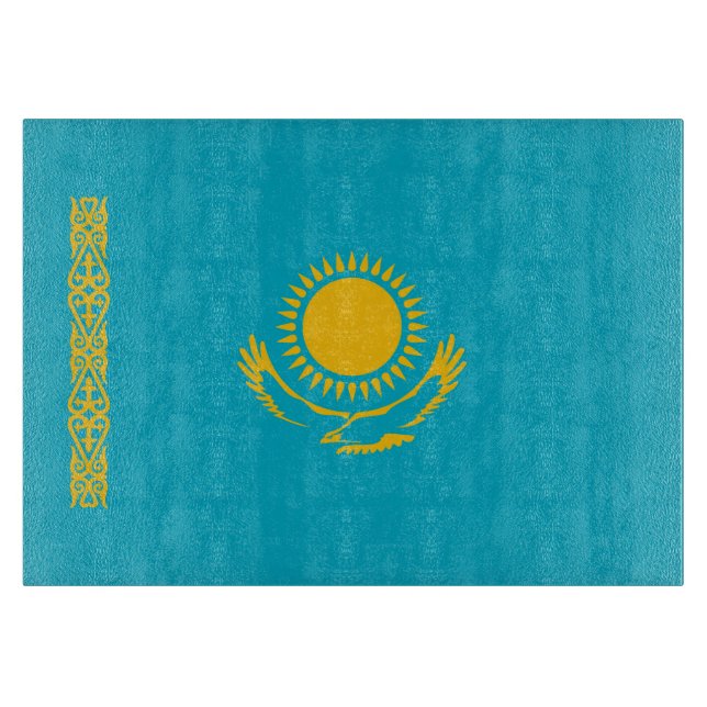 Kazakstan flagga (Framsidan)