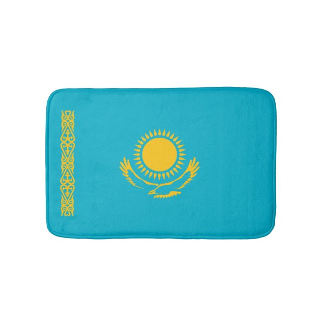 Kazakstan flagga badrumsmatta (Framsidan)