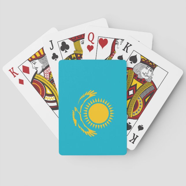 Kazakstan Flagga Casinokort (Baksidan)