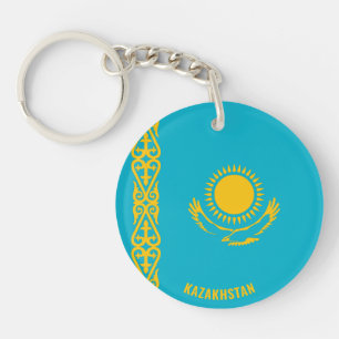 Kazakstan Flagga Charming Patriotic