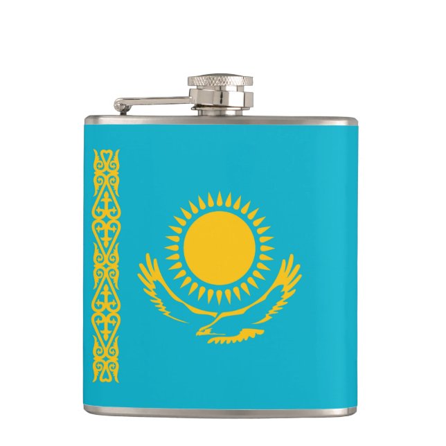 Kazakstan flagga fickplunta (Framsidan)