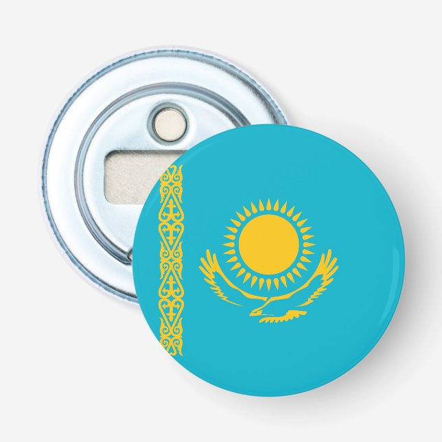 Kazakstan flagga flasköppnare (Framsidan)