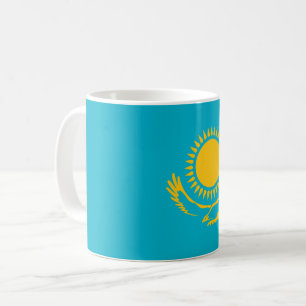 Kazakstan Flagga Kaffemugg