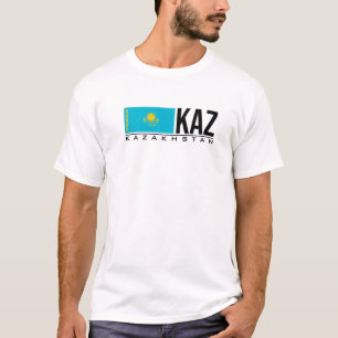 KAZAKSTAN FLAGGA KAZAKSTANI KAZ SPORTS GAMES ATHLE T SHIRT