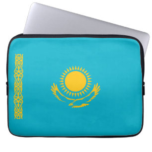 Kazakstan flagga laptop fodral
