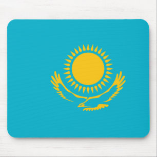 Kazakstan Flagga Musmatta