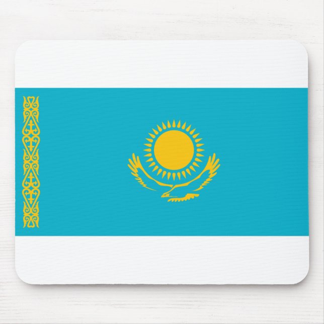 Kazakstan Flagga Musmatta (Framsidan)