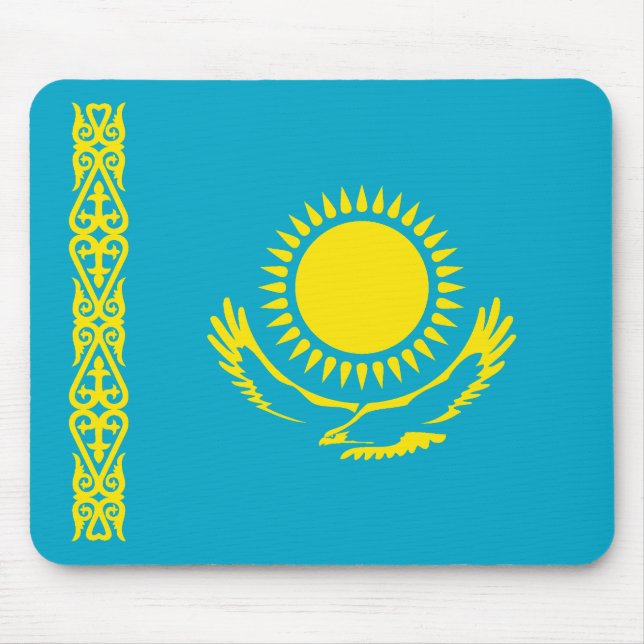 Kazakstan Flagga Musmatta (Framsidan)