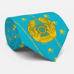 Kazakstan Flagga & National Emblem, Kazakstan Slips
