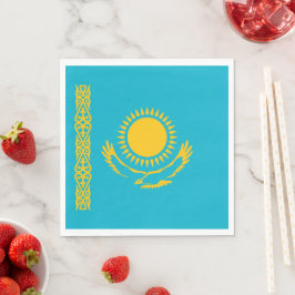 Kazakstan flagga pappersservett