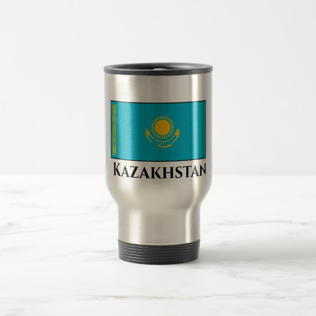 Kazakstan Flagga Resemugg (Center)