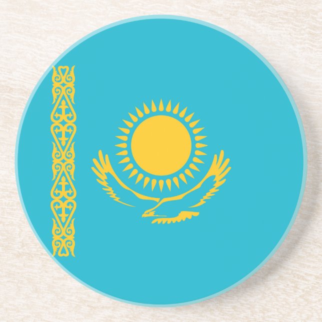 Kazakstan flagga underlägg (Framsidan)