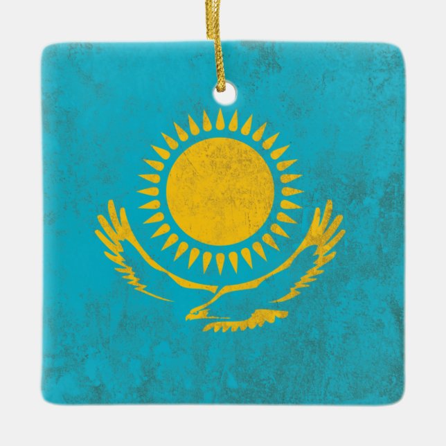 Kazakstan Julgransprydnad Keramik (Framsida)