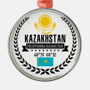 Kazakstan Julgransprydnad Metall