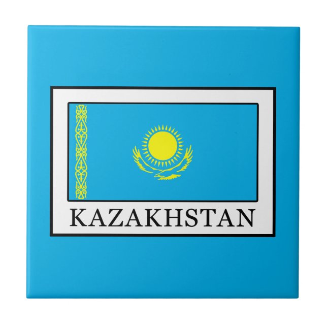 Kazakstan Kakelplatta (Framsidan)