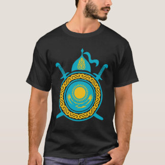 Kazakstan,Kazakstan Flagga,Flagga för Kazakstan. T Shirt