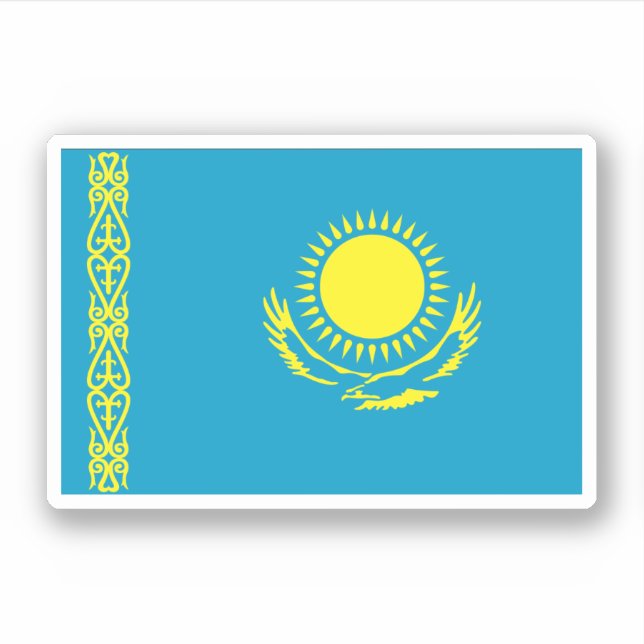 Kazakstan Klistermärken (Framsida)