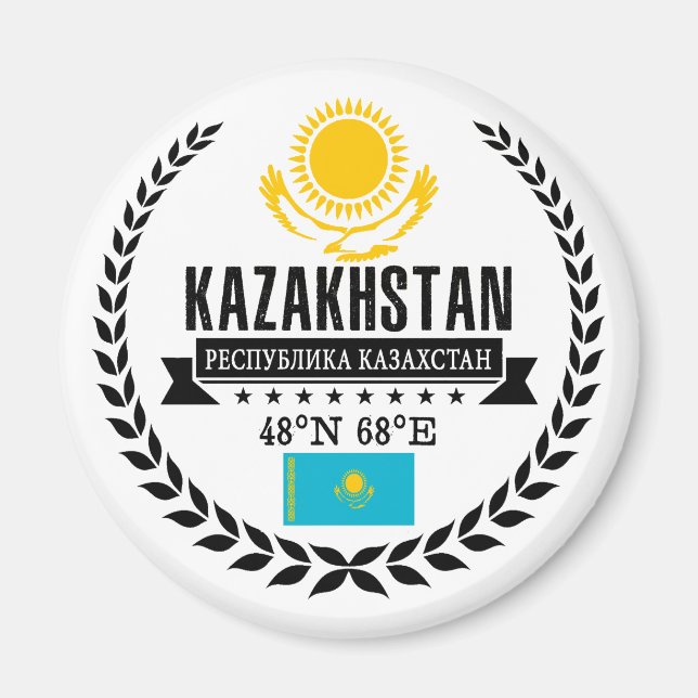 Kazakstan Magnet (Framsidan)