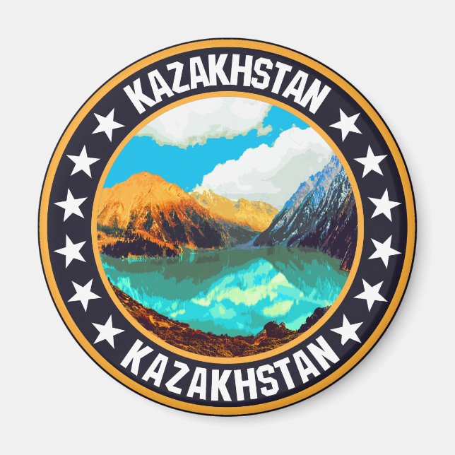 Kazakstan Magnet (Framsidan)