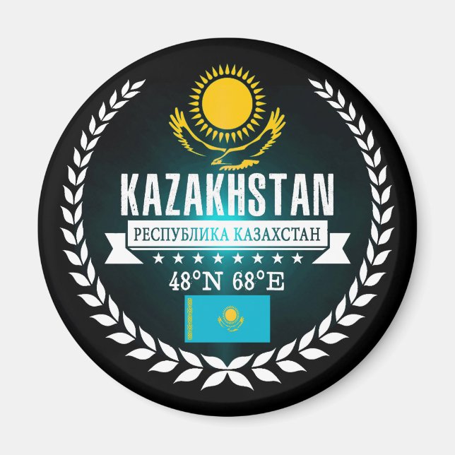 Kazakstan Magnet (Framsidan)