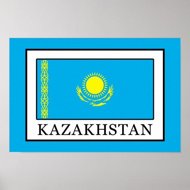 Kazakstan Poster (Framsidan)