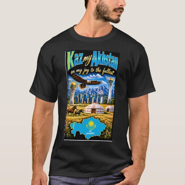 Kazakstan T-shirt (Framsida)