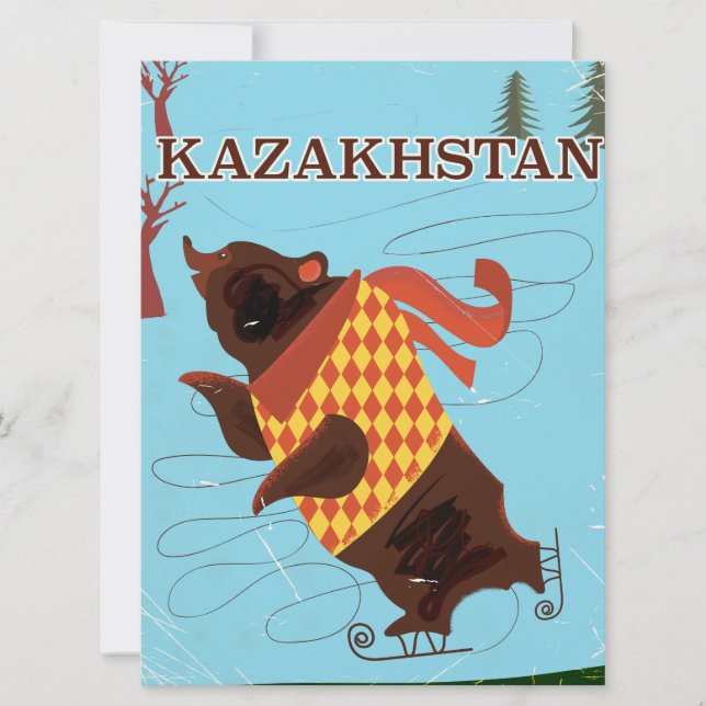 kazakstan tecknad film vintage resposter (Framsida)