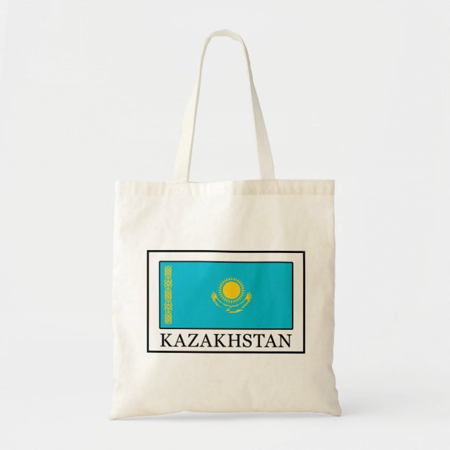 Kazakstan tobag tygkasse (Framsidan)