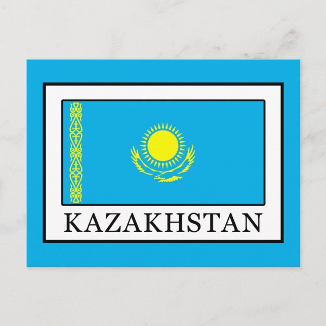 Kazakstan Vykort (Framsida)