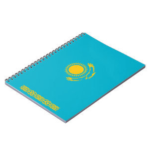 Kazakstans flagga anteckningsbok