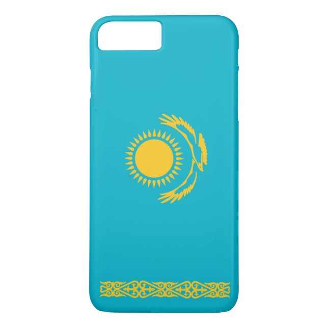 Kazakstans flagga Case-Mate iPhone skal (Baksida)