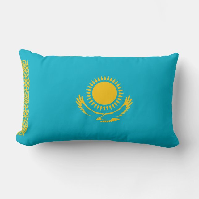 Kazakstans flagga lumbarkudde (Framsida)