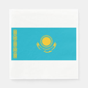 Kazakstans flagga pappersservett