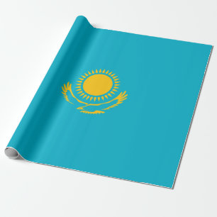 Kazakstans flagga presentpapper