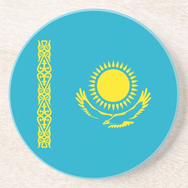 Kazakstans flagga underlägg (Framsidan)