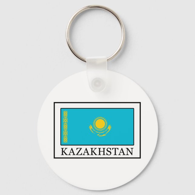 Kazakstans nyckelkedja nyckelring (Framsida)