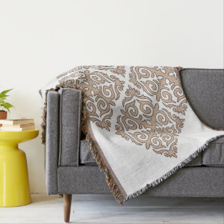 Kazakstans ornament mönster filt