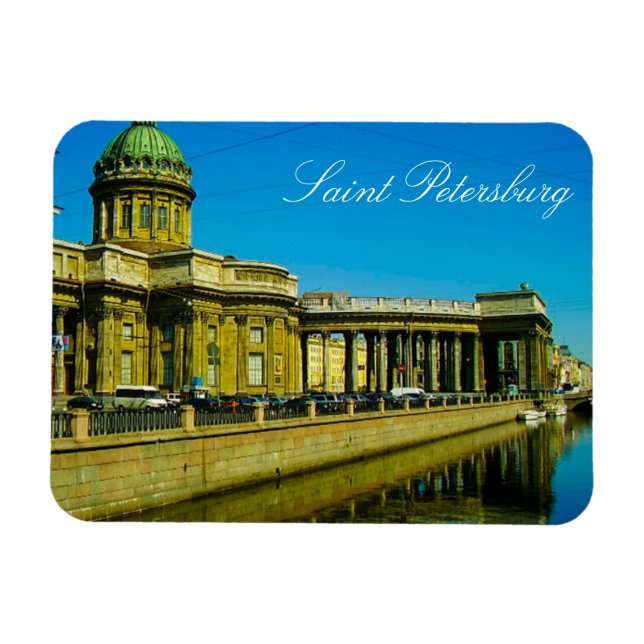 Kazan Cathedral Sankt Petersburg Magnet (Horisontell)