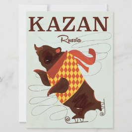 Kazan Ryssland björn vintage resposter