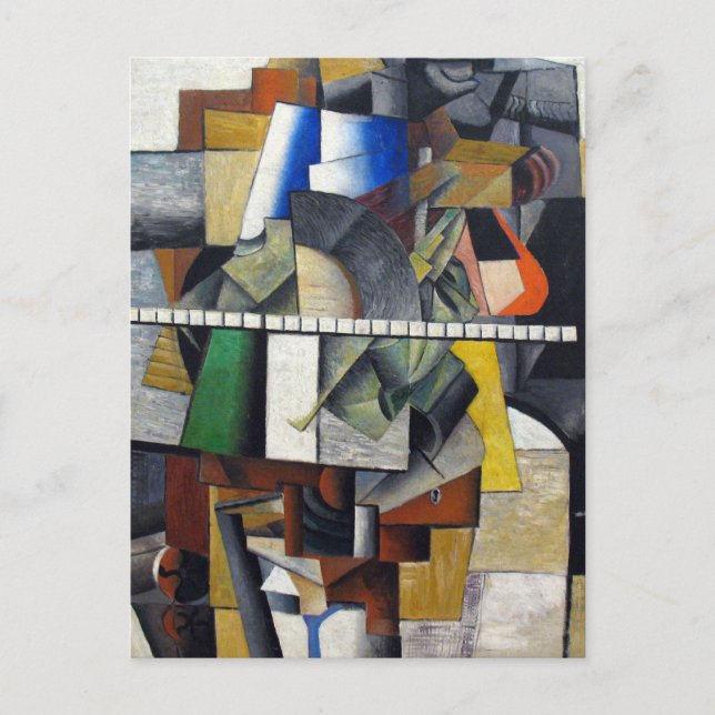 Kazimir Malevich Abstrakt Art Vykort (Framsida)