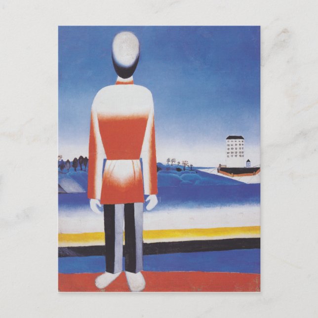 Kazimir Malevich Art Vykort (Framsida)