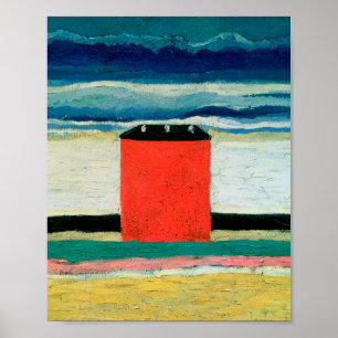 Kazimir Malevich - Röda huset Poster