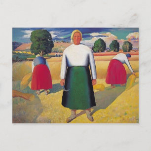 Kazimir Malevich- Skördemän Vykort
