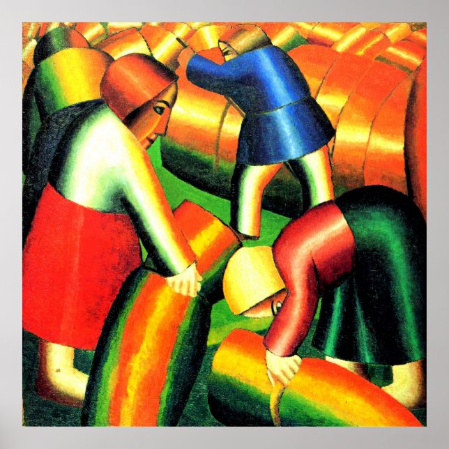 Kazimir Malevich--Skörden, Poster (Framsidan)