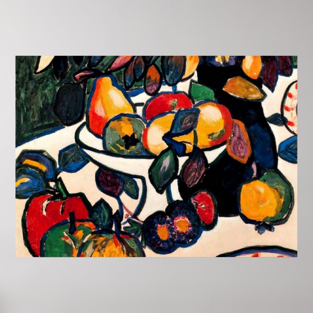 Kazimir Malevich - still Life, 1911-grafik Poster (Framsidan)