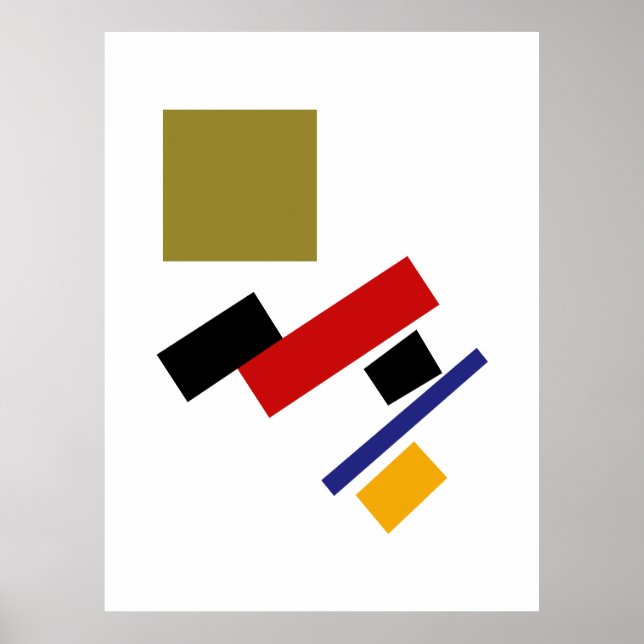 Kazimir Malevich suprematism  Poster (Framsidan)