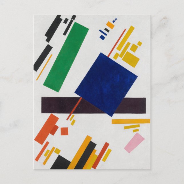 Kazimir Malevich Suprematism Sammansättning Helg Vykort (Framsida)