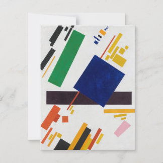 Kazimir Malevich Suprematism Sammansättning Vykort